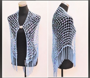 Beaded Shawl 3404-H